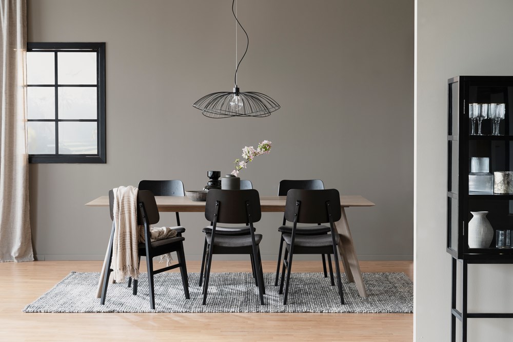 Silla 'Nagano' - Roble/Gris oscuro