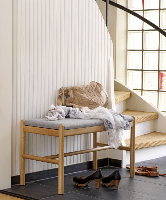 Banco 'Milford' - Roble/Gris