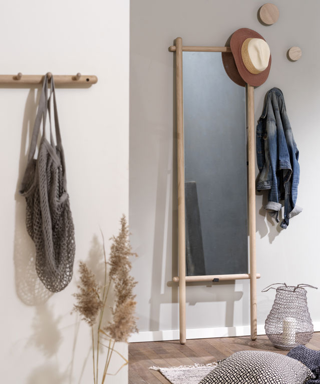 Lista de ganchos 'Milford' 80cm - Pigmentado blanco