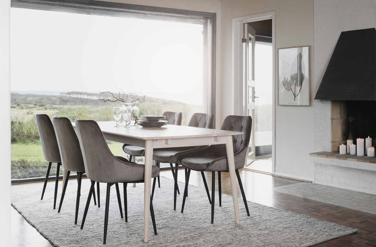 Mesa 'Tyler' 180x90cm - Roble blanqueado