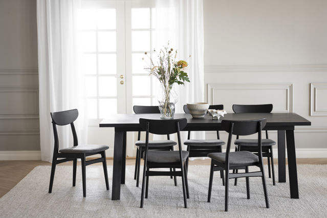 Mesa de comedor 'Winnipeg' 200x100cm - Negro