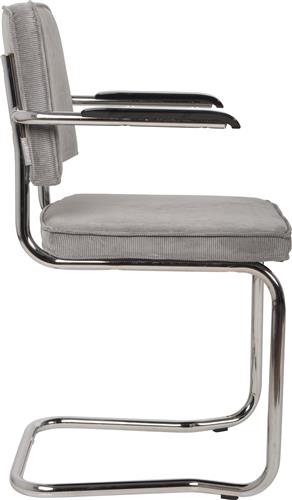 Silla 'Ridge Kink' - Gris claro