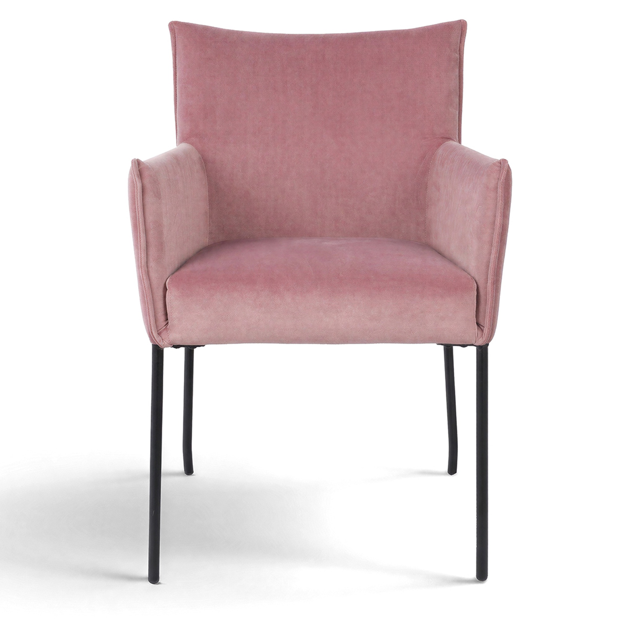 Sillón 'Dion' - Terciopelo/Rosa