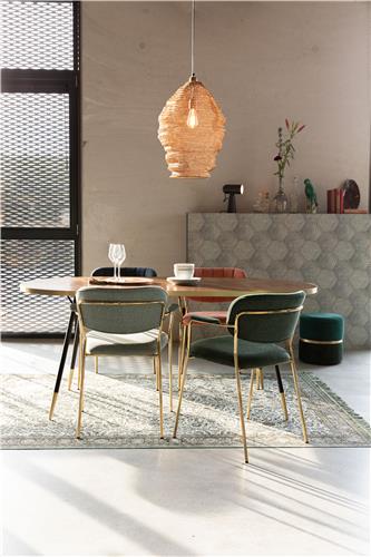 Silla 'Jolien' - Verde/Oro