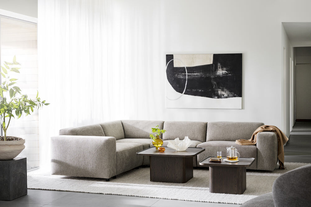 Mesa de café 'Sullivan' 80x80cm - Marrón