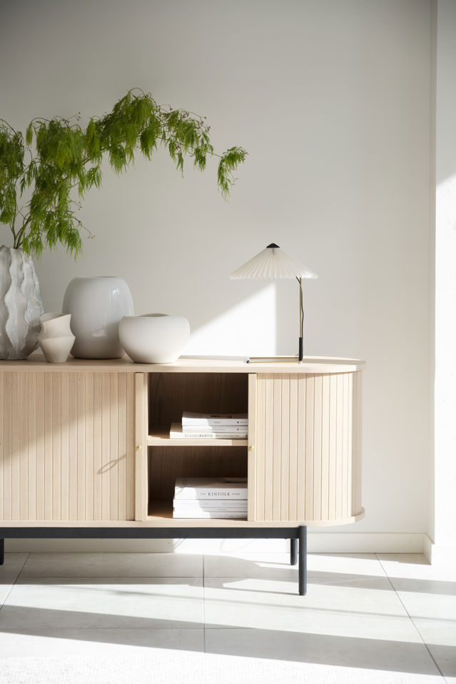 Aparador 'Haddington' - Pigmentada blanca/Negra