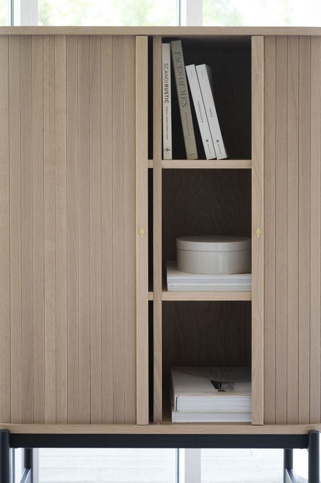 Armario 'Haddington' - Pigmentada blanca/Negra