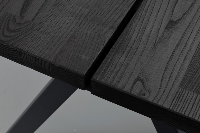 Mesa de comedor 'Carradale' 220x100cm - Negro/A-pata