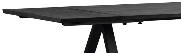 Mesa de comedor 'Carradale' 220x100cm - Negro/A-pata