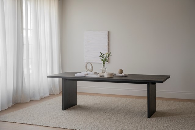Mesa de comedor 'Emmett' 240x95cm - Negro