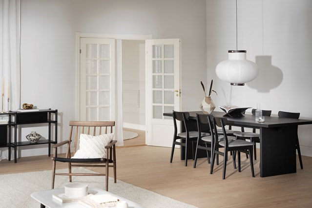 Mesa de comedor 'Emmett' 240x95cm - Negro