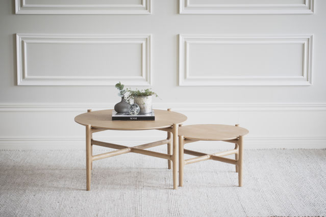 Mesa de centro 'Holton' Redonda 80cm - Natural