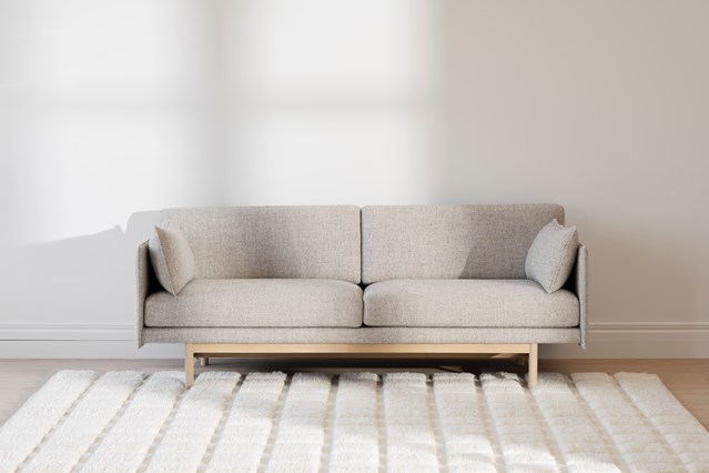 Sofá 'Hammond' 2 plazas - Gris/Natural