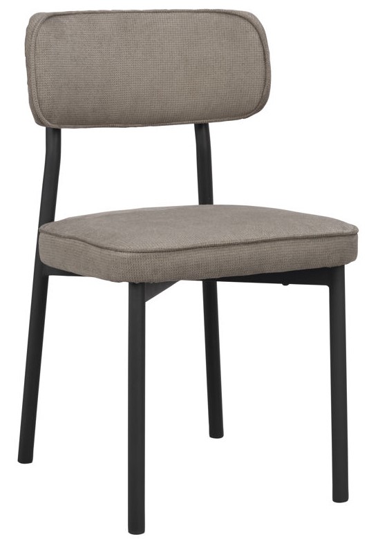 Silla 'Paisley' - Marrón grisáceo/Negro