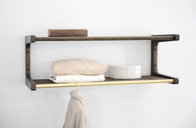 Estante para sombreros 'Inverness' 80cm - Marrón