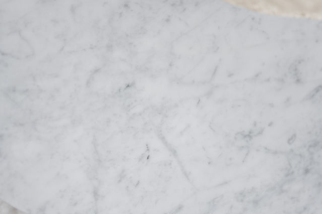 Mesa de centro 'Brooksville' Redonda 90cm - Blanco/Marrón