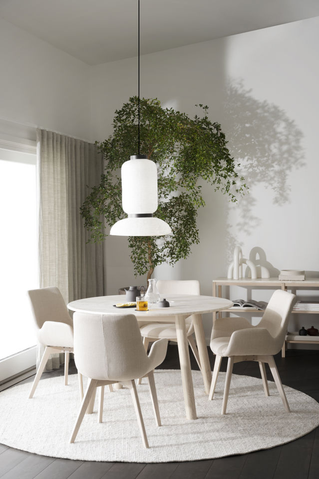 Silla con brazos 'Drimsdale' - Beige/Blanco pigmentado