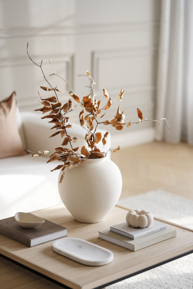 Mesa de centro 'Deerfield' 80x80cm - Roble