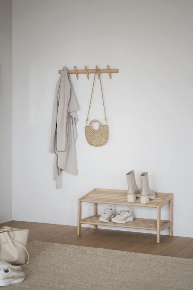 Estante para zapatos 'Hillmond' - Roble claro