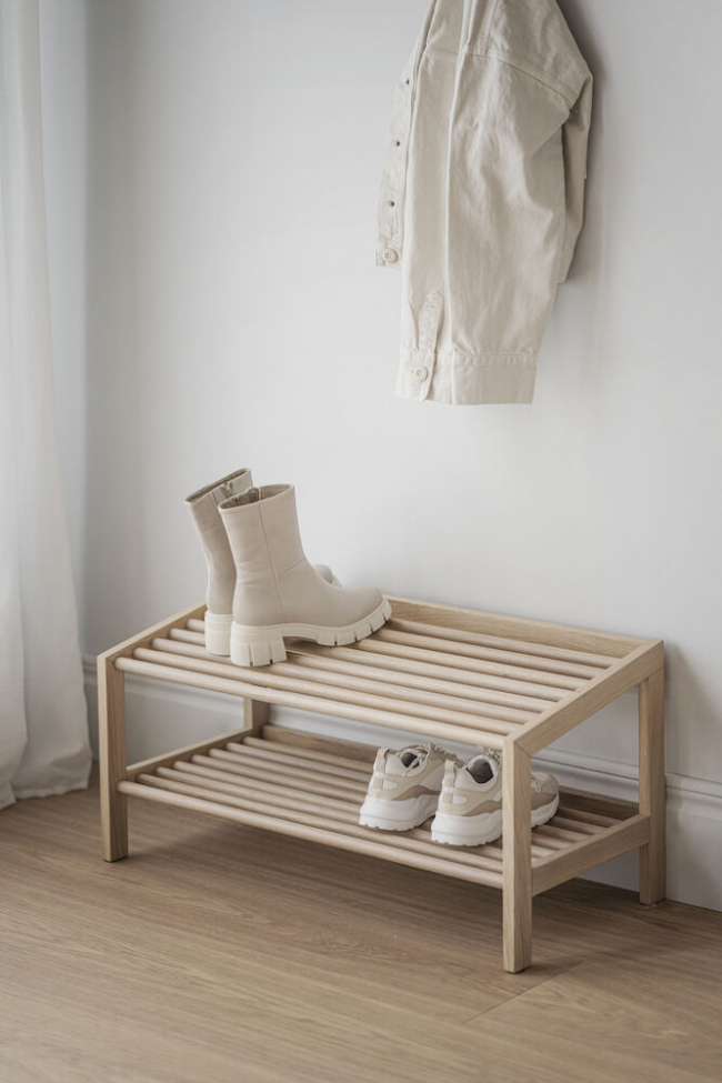 Estante para zapatos 'Hillmond' - Roble claro