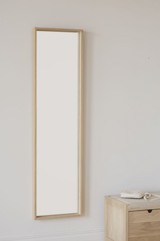 Espejo 'Hillmond' 150x40cm - Roble claro