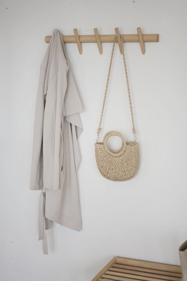 Perchero 'Hillmond' 65cm - Roble claro