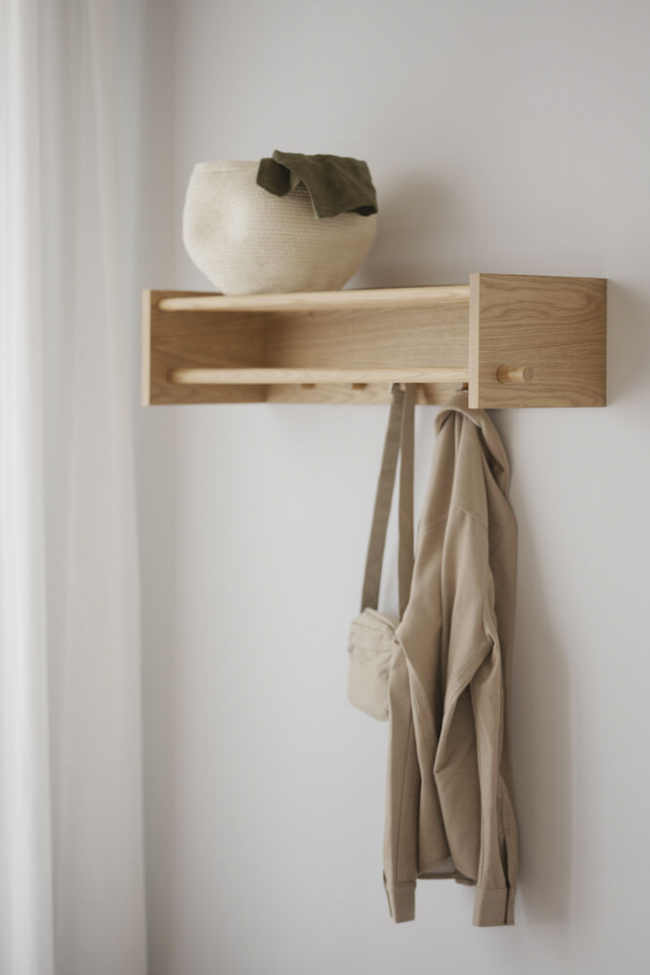 Estante para sombreros 'Hillmond' - Roble