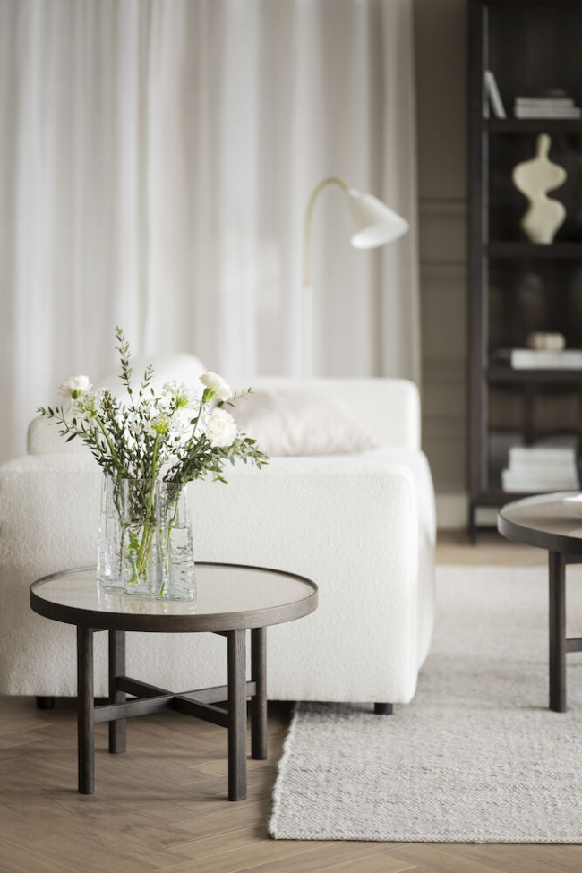 Mesa de centro 'Marsden' Redonda 60cm - Marrón