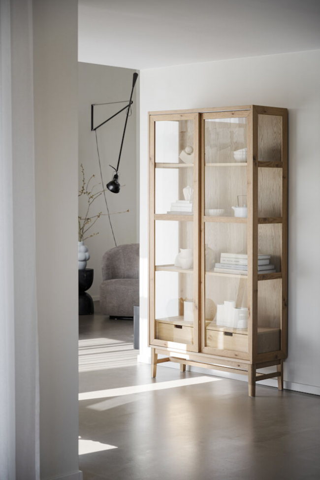 Vitrina 'Hazelton' - Roble