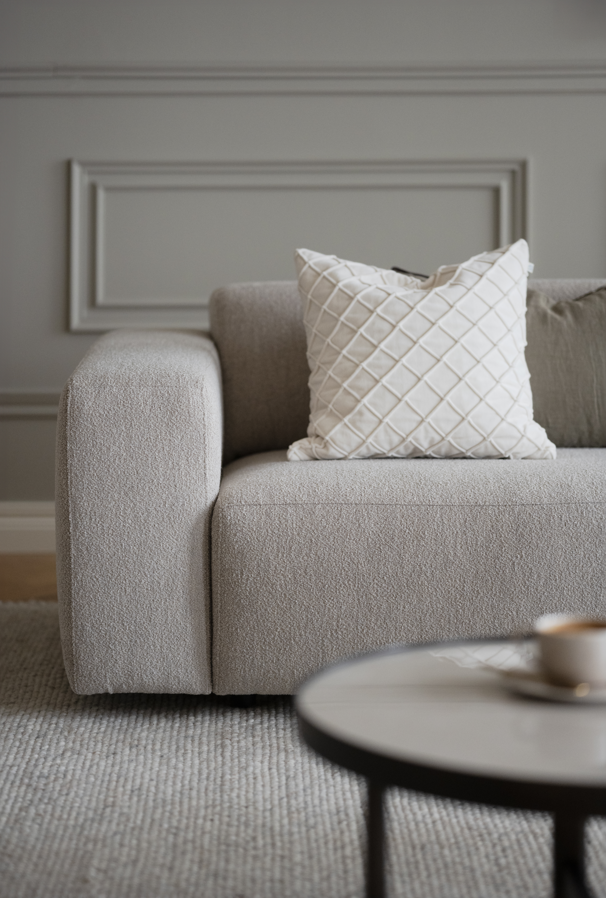 Sofá de esquina de 3 plazas 'Willard' - Beige claro