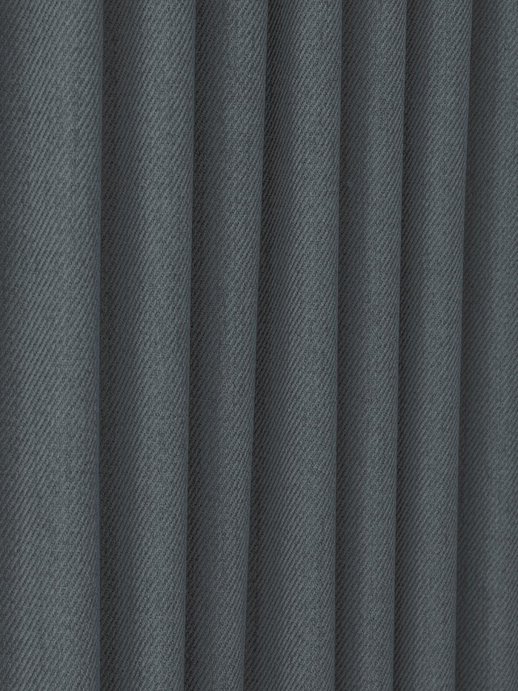 Paquete de 2 cortinas 'Greenwich' 140x280 - Gris oscuro