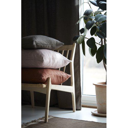 Funda de cojín 'Greenwich' 45x45 - Marrón