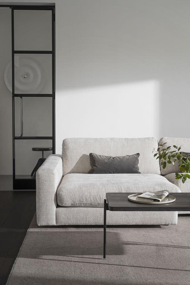 Chaiselongue 'Duncan' V - Gris claro