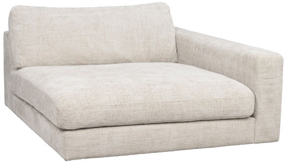 Chaiselongue 'Duncan' H - Gris claro