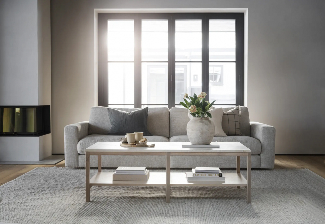 Sofá de 3 plazas 'Duncan' - Gris claro