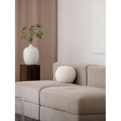 Cojín decorativo 'Elsie' 25cm - Blanco