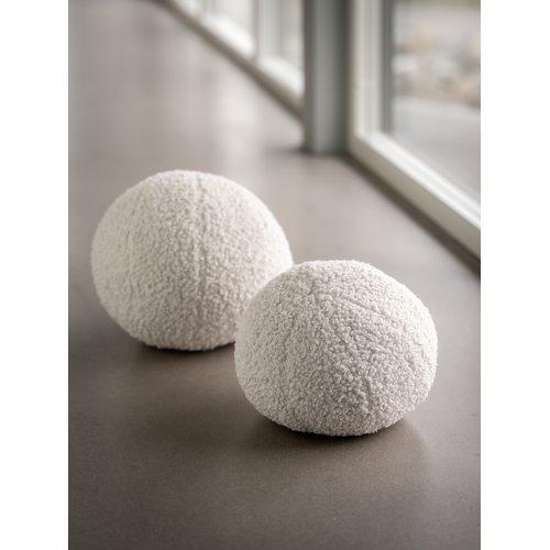 Cojín decorativo 'Elsie' 30cm - Blanco