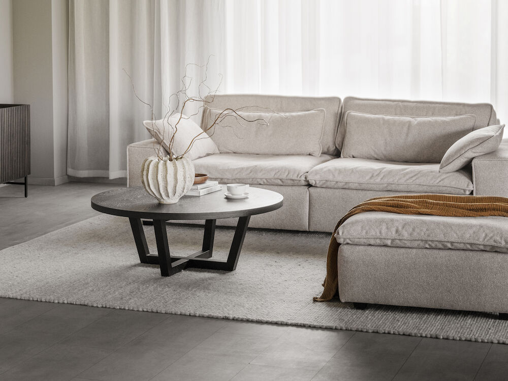 Sofá 'Rawlins' 3 plazas 259cm - Beige