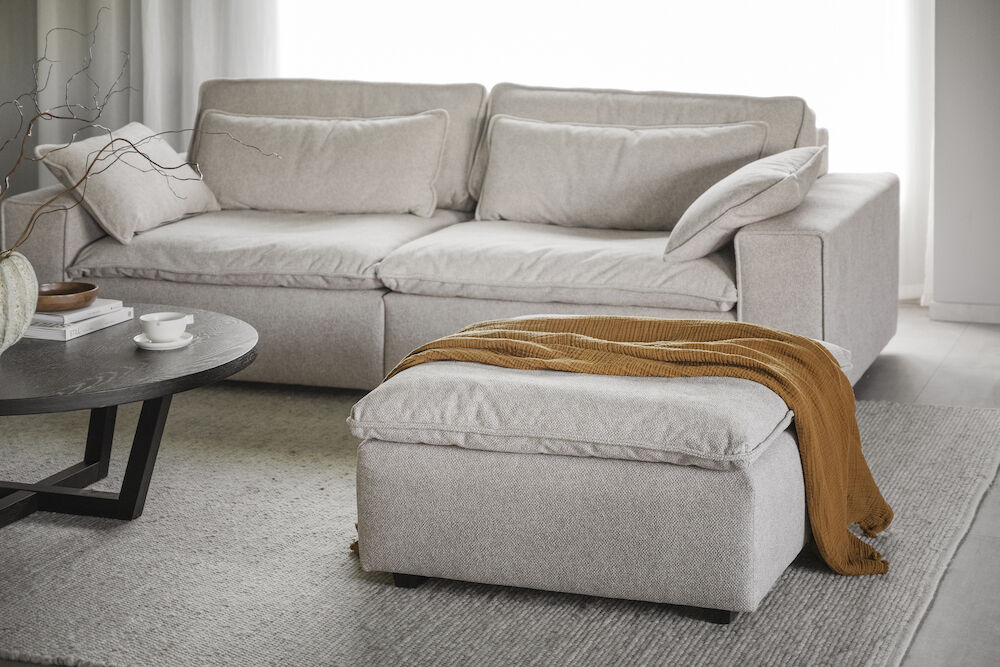 Puf 'Rawlins' - Beige