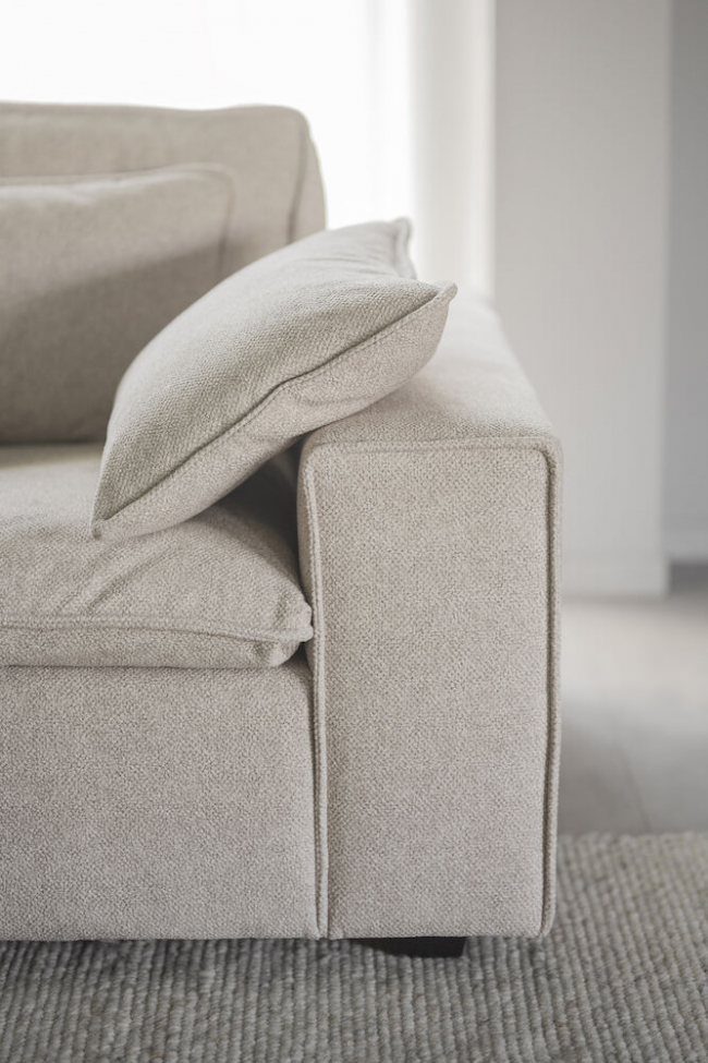 Sofá 'Rawlins' 3 plazas 226cm - Beige