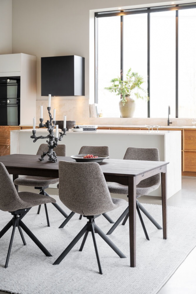 Silla 'Dunmore' - Beige/Negro