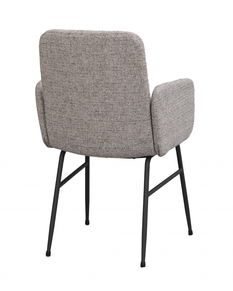 Silla de brazos 'Conklin' - Beige oscuro/negro