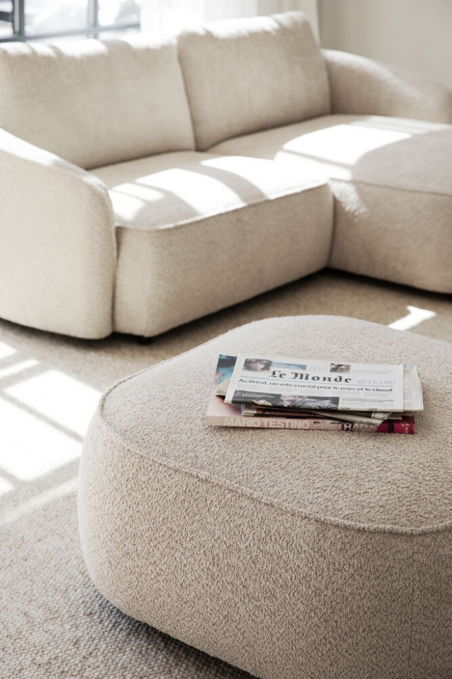Ottoman 'Norris' - Beige