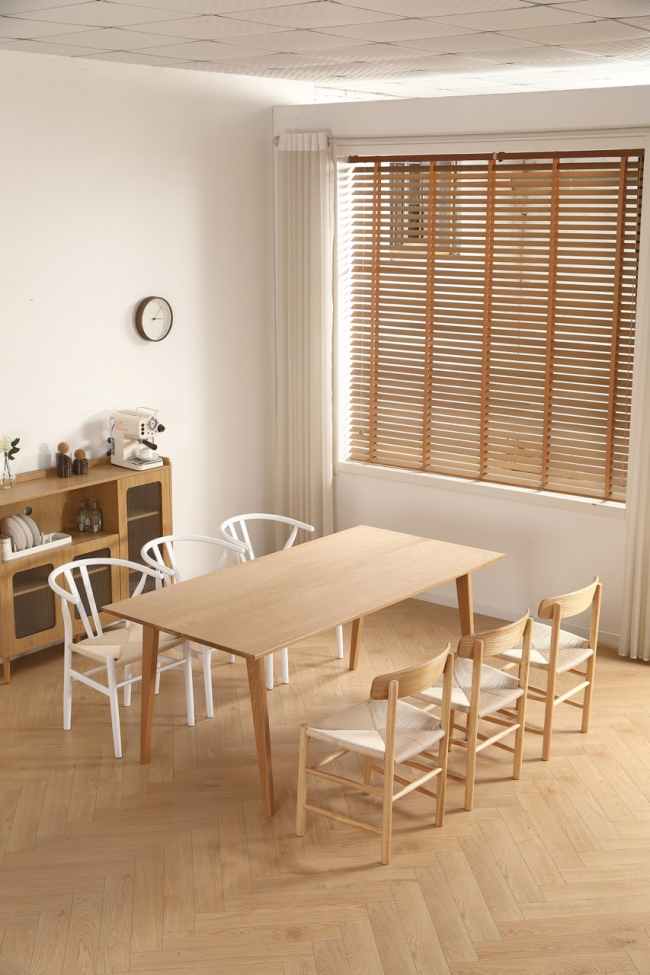 Mesa de comedor 'Saba' 180x90 cm - Roble