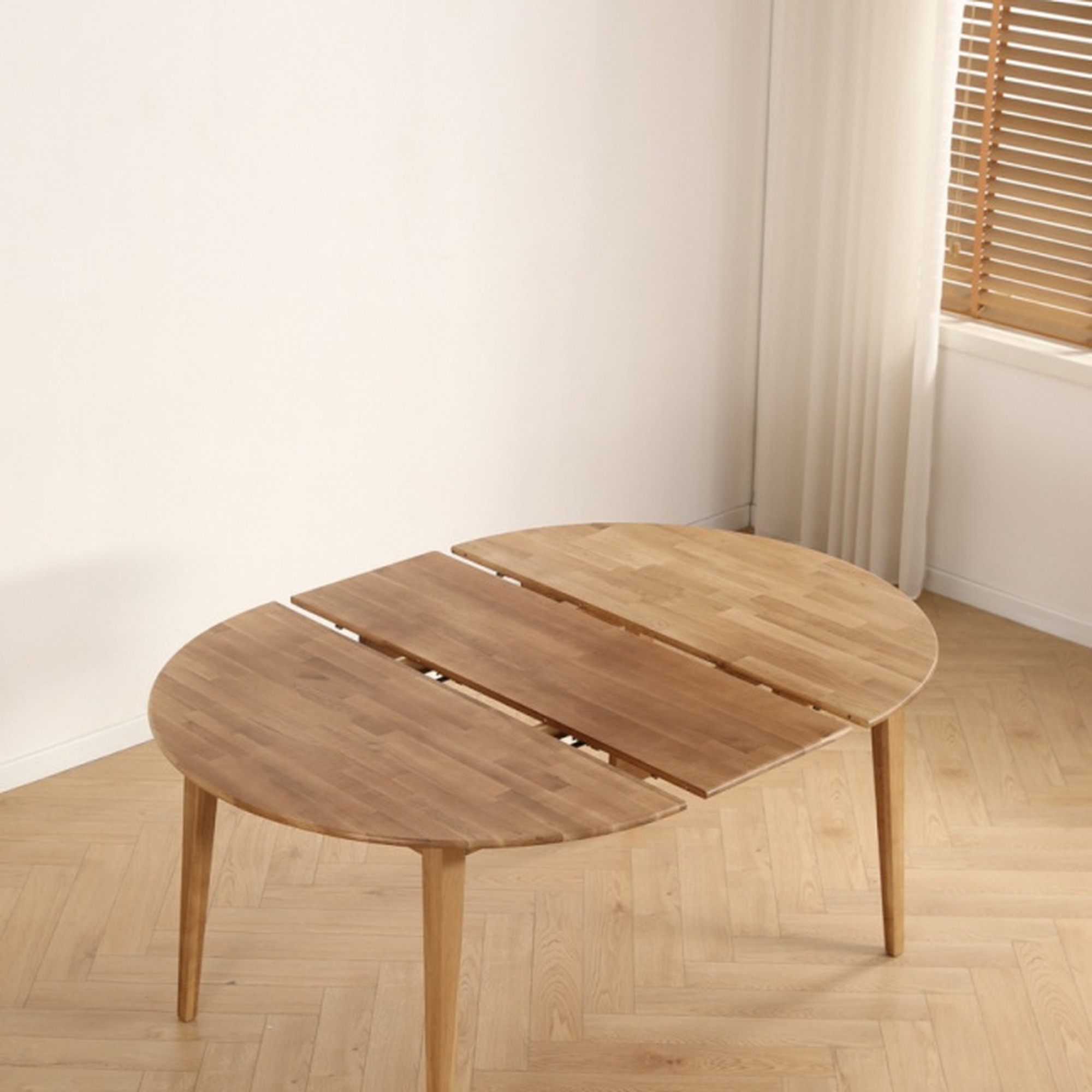 Mesa de comedor 'Saba' redonda 120 cm - Roble