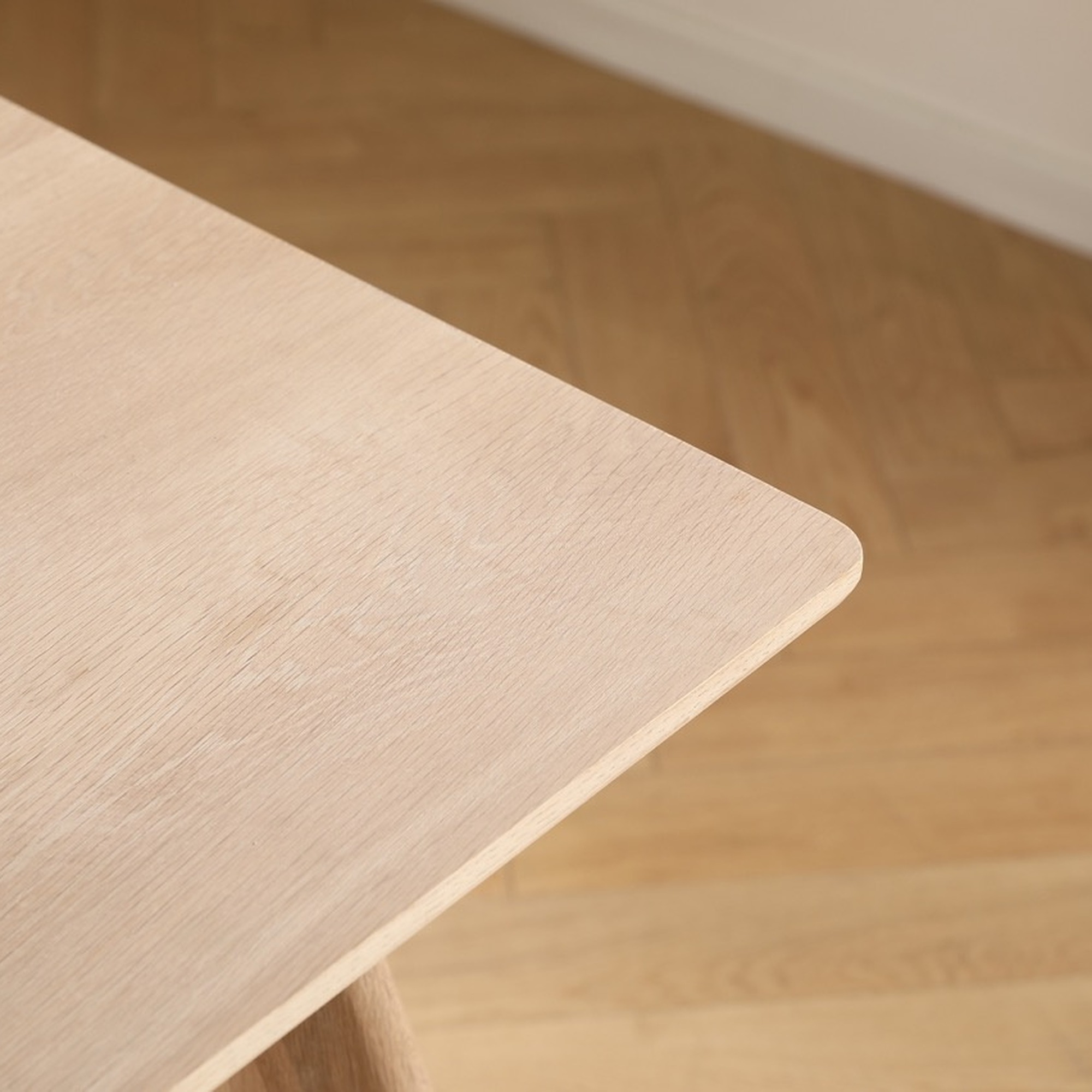 Mesa de comedor 'Line' 180 cm - Blanco pigmentado