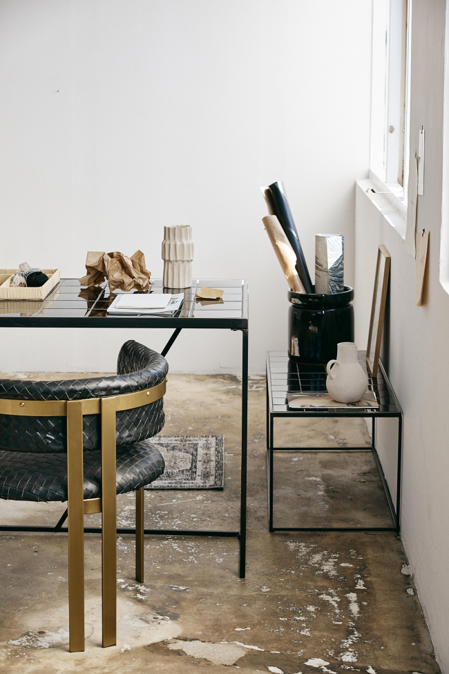 Mesa de centro 'Tajo' - Negra