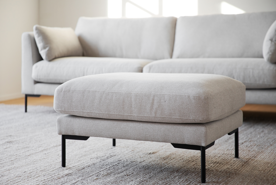 Ottoman 'Corwin' - Beige claro