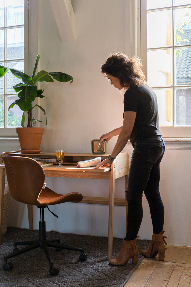 Silla de oficina 'Omg LL' - Marrón