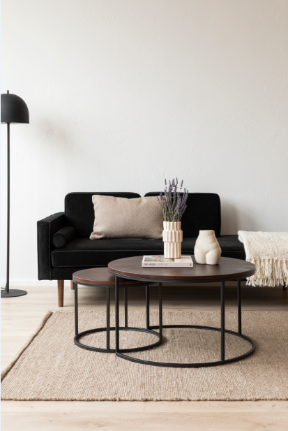 Mesa de centro 'Prime' L 2 partes - Nogal